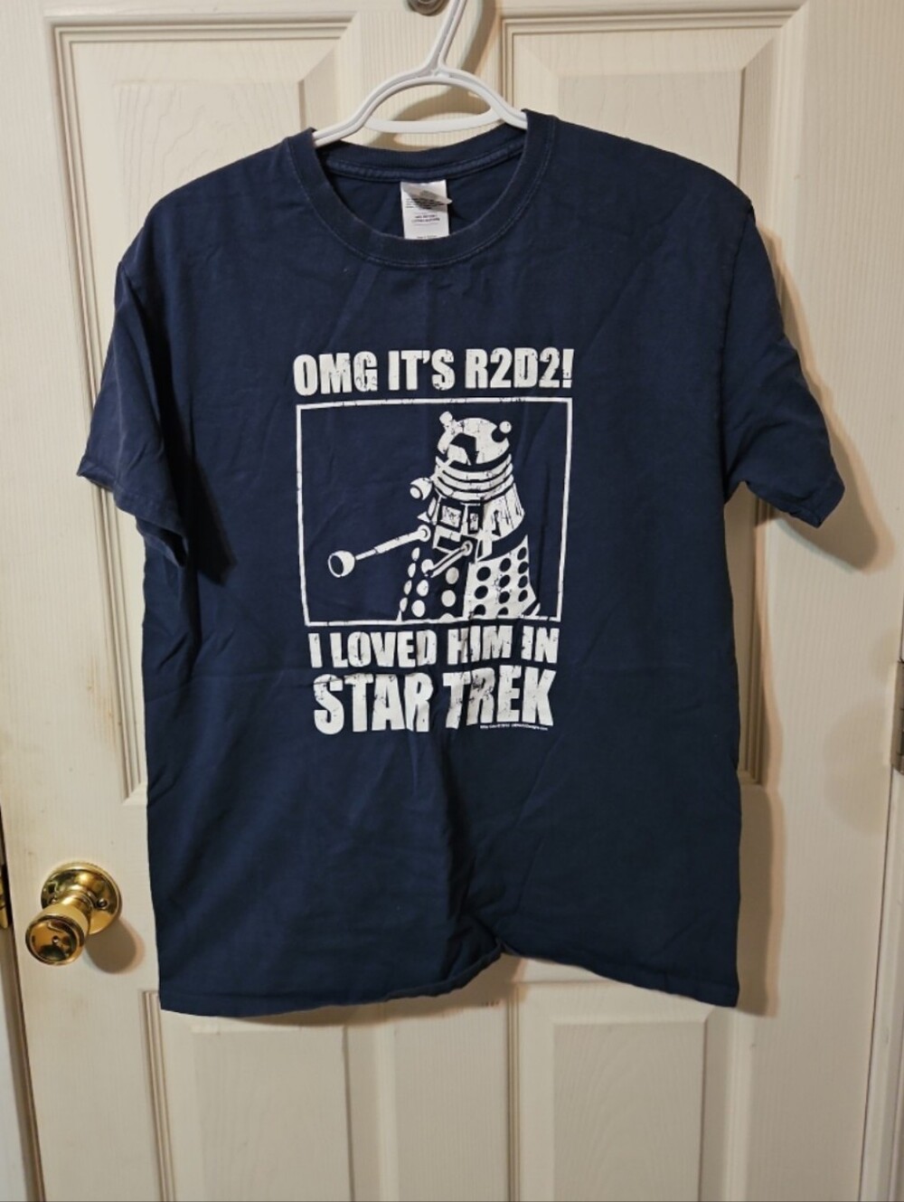 Graphic Tee with Humorous Sci‑Fi Print